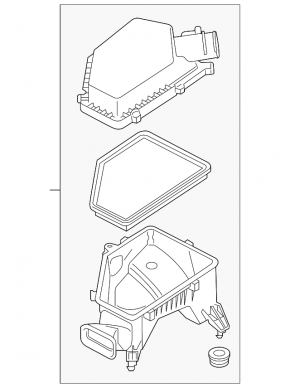 Chevrolet Volt 16 Air Filter Housing - No Duct