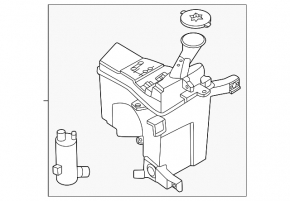 Nissan Versa 20-23 Windshield Washer Reservoir