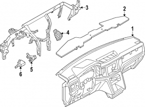 Reinforced under-torpedo pipe for VW Atlas 24-25