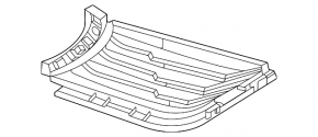 Right front bumper grille for BMW i4 2021-2025 Without m sport design