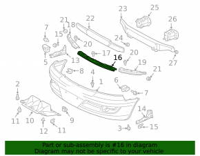 Front bumper center bracket for Lexus GX470 03-06