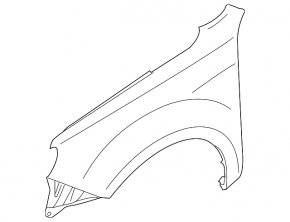 Front right fender Subaru Forester 08-13