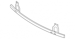 Lower front bumper reinforcement for Nissan Ariya 23-25