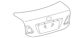 Toyota Corolla 14-19 trunk lid with spoiler