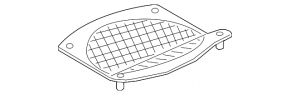 Subwoofer grille left BMW 5 G30 17-23 for Bowers & Wilkins