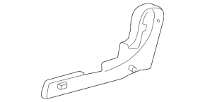 Lexus RX350 RX450h 10-15 2nd row seat cover, beige, right