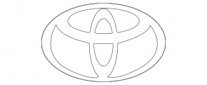 Toyota Venza 09-15 Hood Emblem