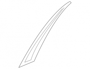 Door trim side rear left Nissan Altima 19-24 front