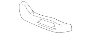 Left driver's seat runner for Chevrolet Malibu 16-25 without frame