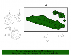 Chevrolet Camaro Gearbox Bracket 16-23 6.2