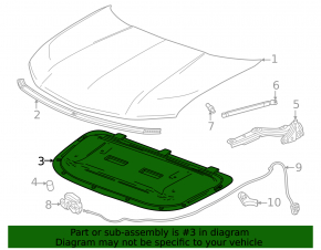 Chevrolet Equinox EV 24-26 Hood Insulation