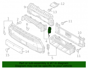 Kia Niro 23- HEV, PHEV radiator deflector blind motor upper