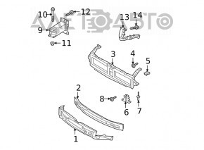 Front Bumper Absorber Audi A5 F5 20-