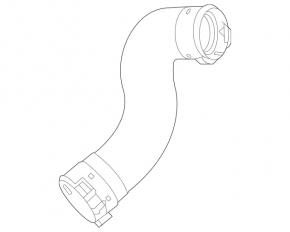 Right intercooler pipe for Mercedes X247 GLB 20-26 M260