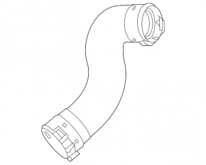 Right intercooler pipe for Mercedes H247 GLA 20-23 M260