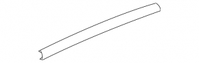 Upper rear left door molding for Mazda3 MPS 09-13