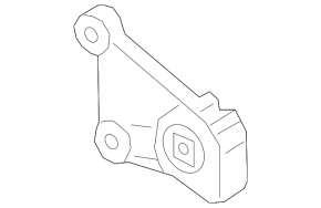 Rear axle support bracket left Mazda 3 19-