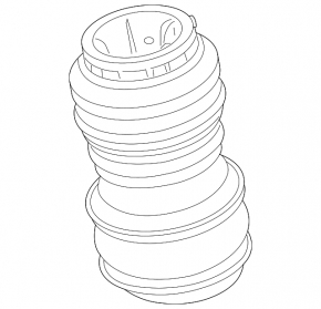 Rear right air spring for Land Rover Range Rover Velar 18-25