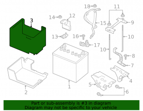 Battery cover Mitsubishi Eclipse Cross 18-24