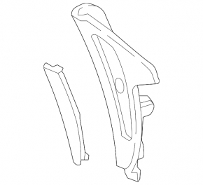 Left inner trunk lid light trim for Mazda CX-9 16-23