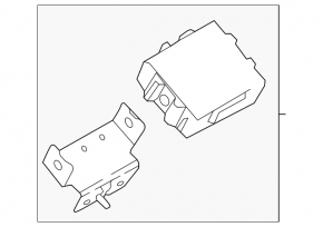 Parking sensor control unit Mazda CX-9 16-
