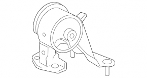 Rear engine mount for Toyota RAV4 06-12 3.5