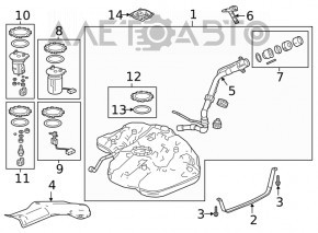 Fuel pump for Honda Accord 18-22 2.0 hybrid