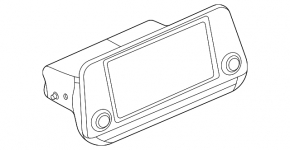 Monitor, display, navigation Nissan Sentra 20-21