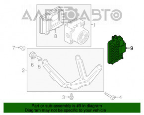 Traction Control Module Unit Mini Cooper F56 3d 14-