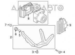 Traction Control Module Unit Mini Cooper F56 3d 14-