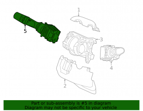 Steering column switch left Honda Civic X FC 16-21 type-2