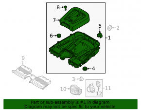 Air Filter Housing for Audi Q7 20-26 3.0T MHEV