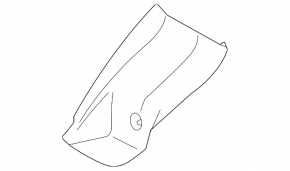 Interior mirror trim BMW 3 F30 12-18 for camera