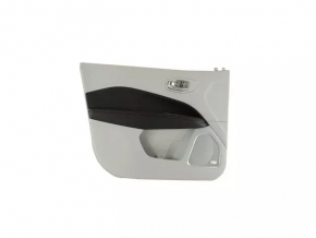 Door trim card front left Jeep Compass 17-21 gray, black insert, red stitching