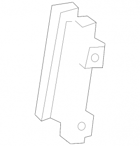 Front right door glass guide Hyundai Sonata 15-19