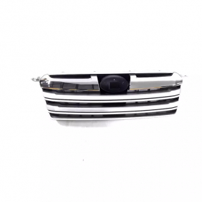 Radiator grille assembly Subaru Outback 13-14 gray metallic, chrome molding