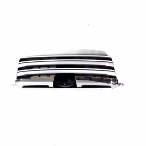 Radiator grille assembly Subaru Outback 13-14 gray metallic, chrome molding