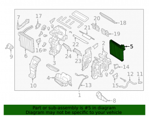 Evaporator Kia Forte 19-24