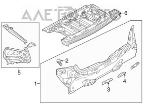 Mazda 6 13-17 rear panel