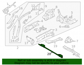 TV lower bar Ford Bronco Sport 21-25