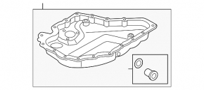 VW Tiguan 18-24 oil pan