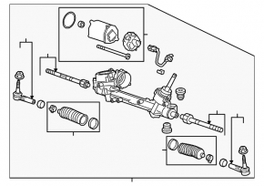 Chevrolet Cruze 11-15 electric steering rack