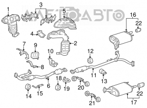 Front manifold guard for Toyota Avalon 2012