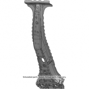 Body pillar center left Cadillac ATS 13-