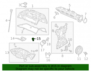 Knock Sensor Honda CRV 12-16 2.4