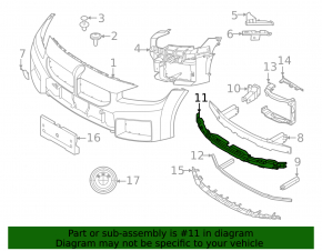 BMW 2 G42 22-25 Front Bumper Absorber With m