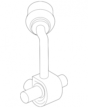 Rear left stabilizer link Hyundai Kona 18-23 AWD