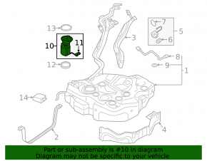 Fuel pump fuel pump Audi A3 8V 15-20 1.8T, 2.0T, fwd