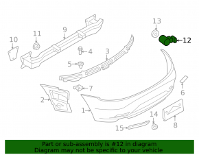 Rear Bumper Parking Sensor for BMW 1 E82 08-13