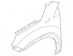 Front left wing Kia Sorento 10-15